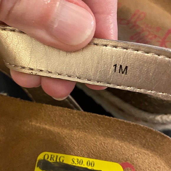 Jellypop Girls Light Gold Lanza Espadrille Platform Sandals - 1 - Picture 9 of 13